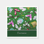 T-Shirt Time Girly Golf Serviette (Vorderseite)