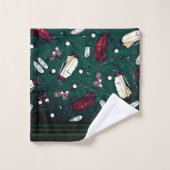 T-Shirt Time Golf Badhandtuch Set (Waschlappen)