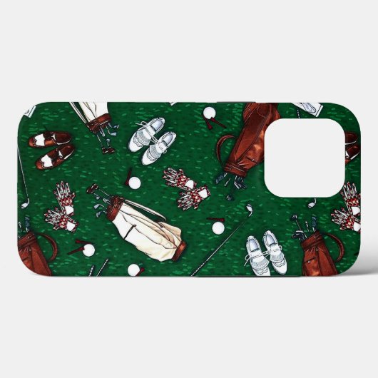 T-Shirt Time Golf Case-Mate iPhone Hülle (Rückseite (Horizontal))