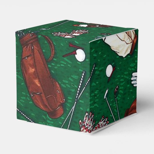 T-Shirt Time Golf Cube Fevor Box Geschenkschachtel (Rückseite)