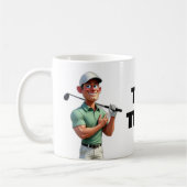 T-SHIRT TIME Golf Sporting Goods New Office Kaffeetasse (Links)