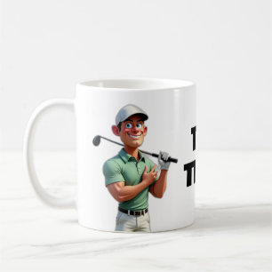 T-SHIRT TIME Golf Sporting Goods New Office Kaffeetasse