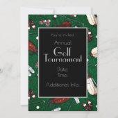 T-Shirt Time Golf Turnier Einladung (Vorderseite)