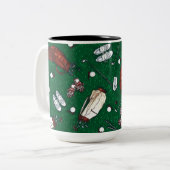 T-Shirt Time Golf Zweifarbige Tasse (Vorderseite Links)