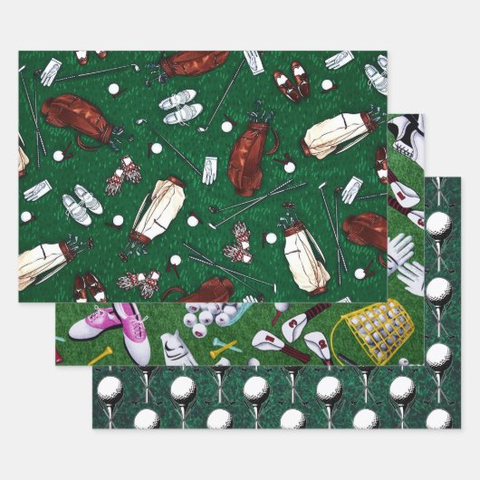 T-Shirt Time Golfers Collection Geschenkpapier Set (Set)