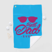 T-Shirt Time mit dem besten Vater Golf Handtuch (Insitu)
