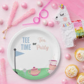 T-Shirt Time or Tea Party Gender Reveal Paper Tell Pappteller (Party)