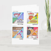 T-Shirt Time Tee Time Anniversary Card Karte (Vorderseite)