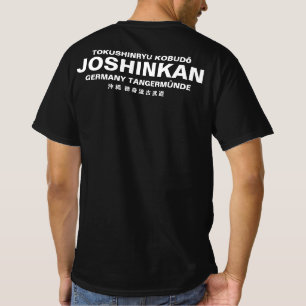 T-Shirt Tokushinryu, Kobudo, Joshinkan, black