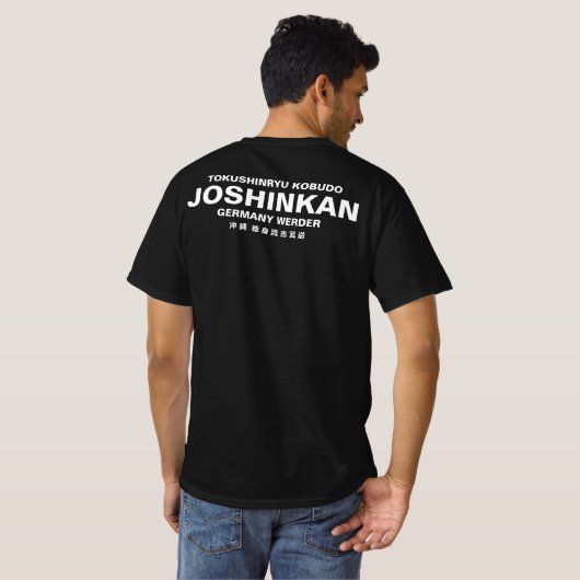 T-Shirt Tokushinryu, Kobudo, Joshinkan, black (Schwarz voll)