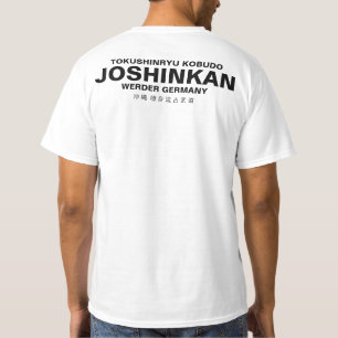 T-Shirt Tokushinryu, Kobudo, Joshinkan, white