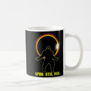 T-Shirt Tragende Totale Sonnenfinsternis Sasquatch Kaffeetasse