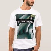 T - Shirt Trend Abstrakt Art Schwarz-weiß grün (Vorderseite)