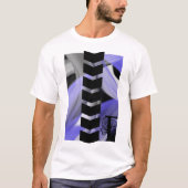 T - Shirt Trend Abstrakt Lavendel Violet (Vorderseite)
