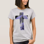 T - Shirt Trend Abstrakt Lavendel Violet (Vorderseite)