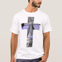 T - Shirt Trend Abstrakt Lavendel Violet