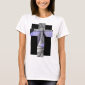 T - Shirt Trend Abstrakt Lavendel Violet (Vorderseite)