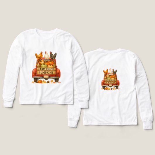 T - Shirt Tri Blend - Herbst Kinder Sweatshirts (Design Vorderseite & Rückseite)