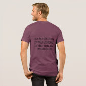 T-Shirt Tri-Blend Shirt (Rückseite voll)