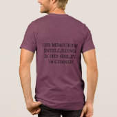 T-Shirt Tri-Blend Shirt (Rückseite)