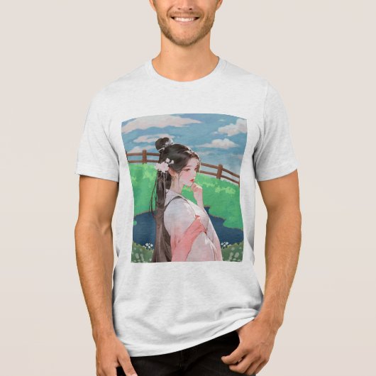 T-Shirt Tri-Blend Shirt (Vorderseite)