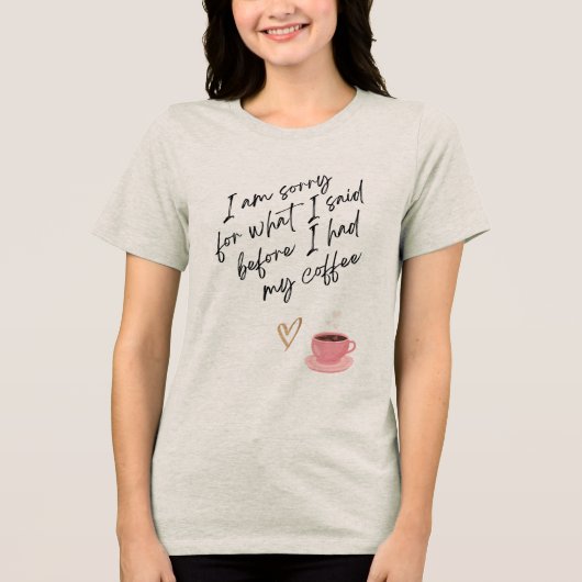 T-Shirt Tri-Blend Shirt (Vorderseite)