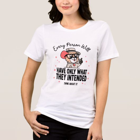 T-Shirt Tri-Blend Shirt (Vorderseite)