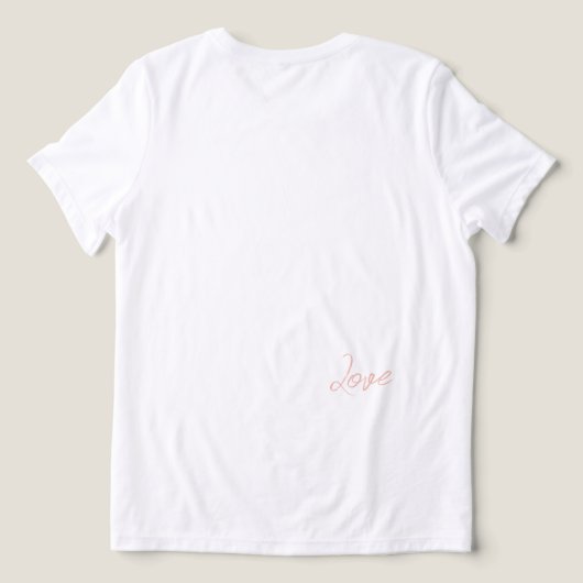 T-Shirt Tri-Blend Shirt (Design Rückseite)