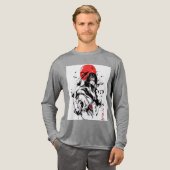 T-Shirt Tri-Blend Shirt (Volle Vorderseite)