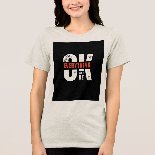 T-Shirt Tri-Blend Shirt (Vorderseite)