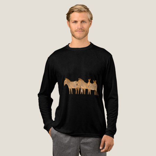 T-Shirt Tri-Blend Shirt (Volle Vorderseite)