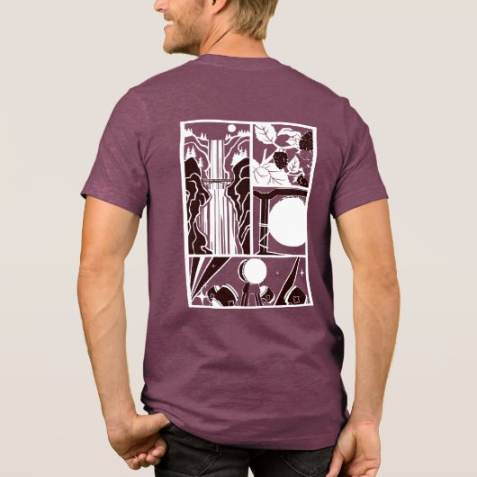 T-Shirt Tri-Blend Shirt (Rückseite)