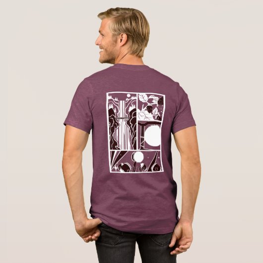 T-Shirt Tri-Blend Shirt (Rückseite voll)