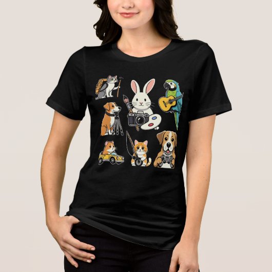 T-Shirt Tri-Blend Shirt (Vorderseite)