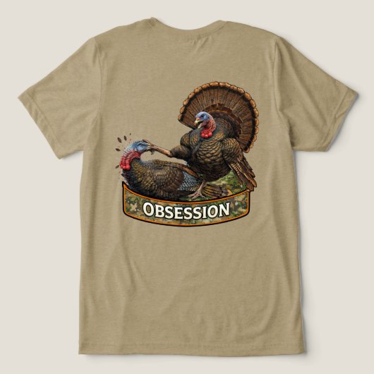 T-Shirt Tri-Blend Shirt (Design Rückseite)