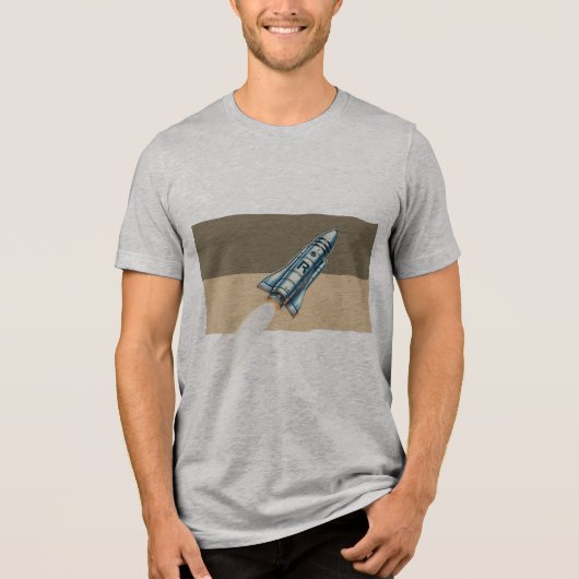 T - Shirt-Tri-Blend-Shirt Tri-Blend Shirt (Vorderseite)