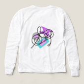 T-Shirt Tri-Blend Shirts  Modern Colorful Pattern  (Design Rückseite)