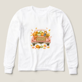 T - Shirt Tri Blendet Shirt-Herbst-T-Shirts für Ki