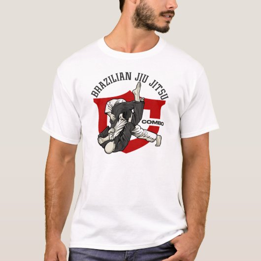 T-Shirt Triangle BRAZILIAN JIU JITSU (Vorderseite)