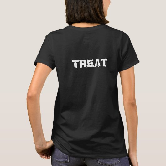 T - Shirt Trick oder Treat Halloween (Rückseite)