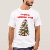 T-Shirt-Tropical Christmas Family T-Shirts (Vorderseite)