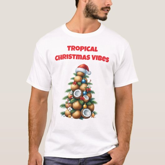 T-Shirt-Tropical Christmas Family T-Shirts (Vorderseite)