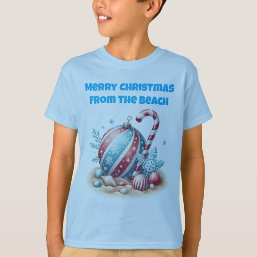 T-Shirt-Tropical Christmas Family T Shirts (Vorderseite)