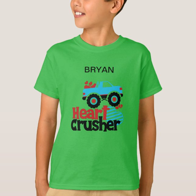 T - Shirt "TRUCK HEART CRUSHER" (Vorderseite)