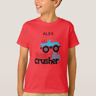 T - Shirt "TRUCK HEART CRUSHER" PERSONALISIERT