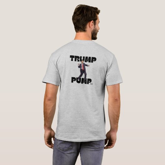 T - Shirt "Trump Pump" (Schwarz voll)