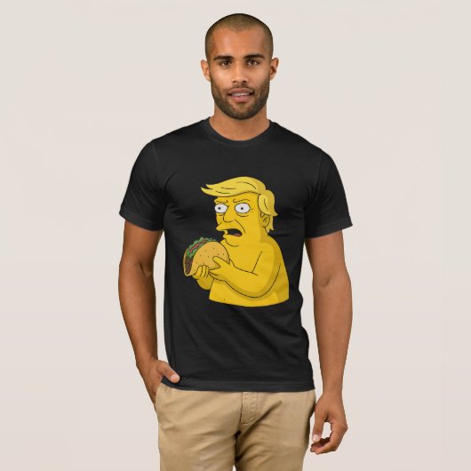 T - Shirt TRUMPY TACO KING (Vorne ganz)