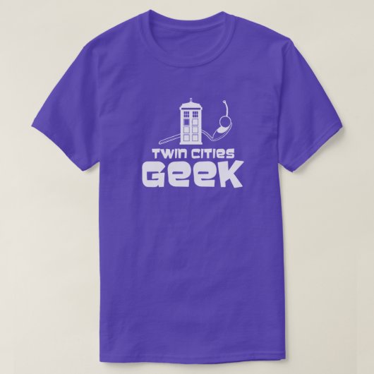 T - Shirt "Twin Cities Geek" (Unisex) (Design vorne)