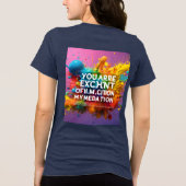 T. Shirt überschreitet die Grenzen meiner Medikati (Rückseite)