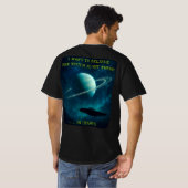 T-shirt — UFO, UAP Believe (Schwarz voll)